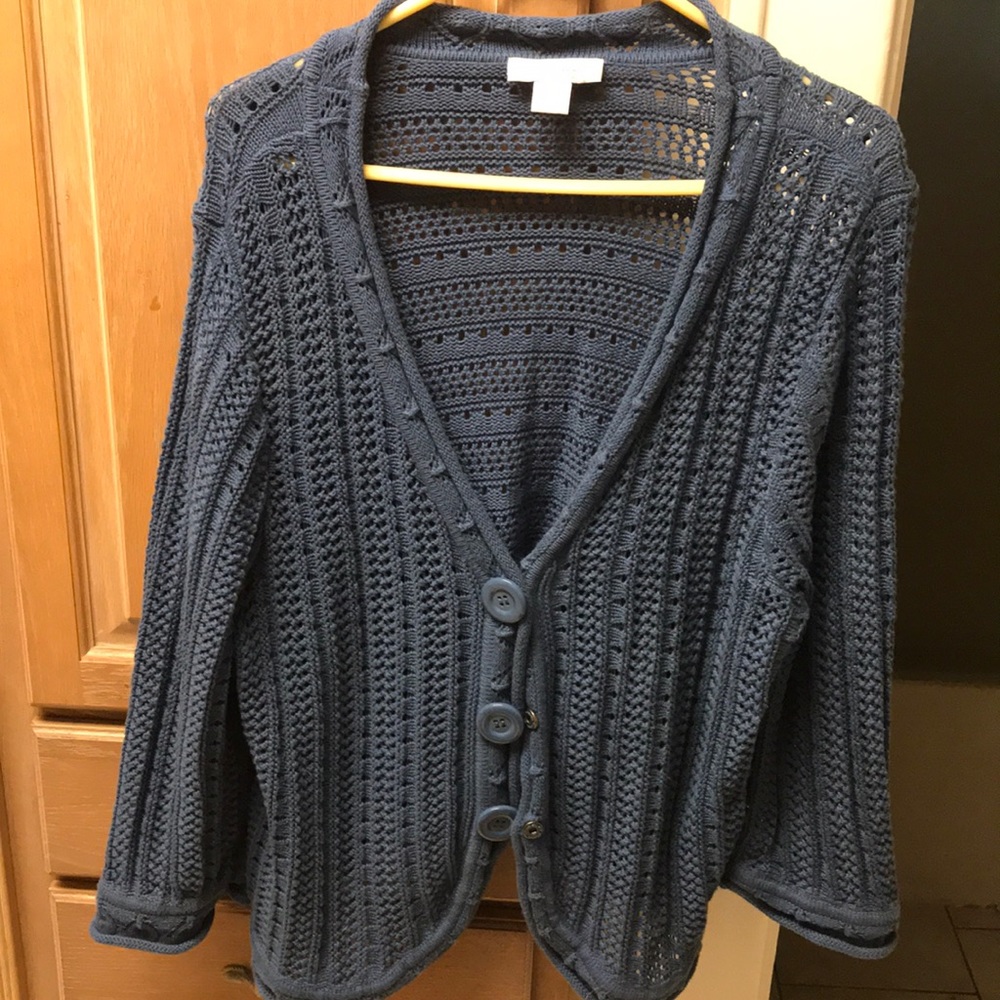 Blue Cardigan